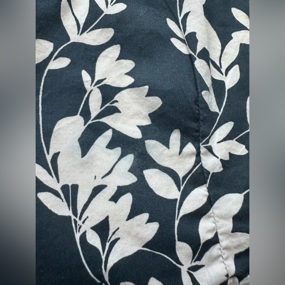 Garnet Hill Navy and White Floral Mini Dress - Picture 8 of 11